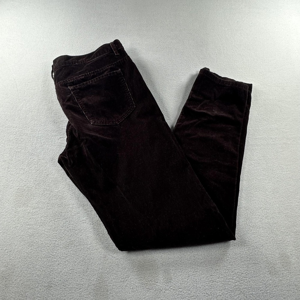 A.P.C. Pants Mens 33 Brown Corduroy 5-Pocket Slim Straight Rue Madame Paris
